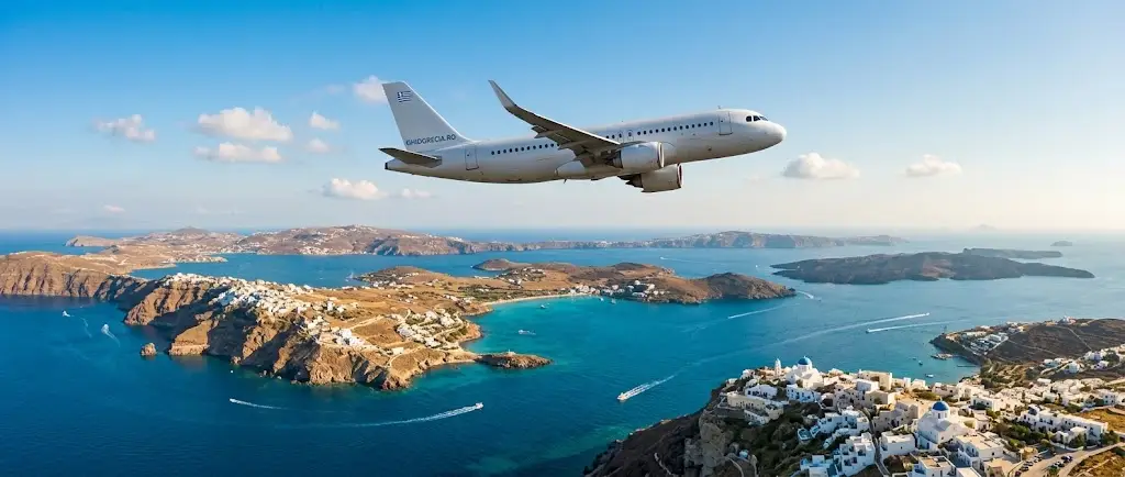 Bilete de avion ieftine spre Grecia. Zboruri la preț mic oriunde.