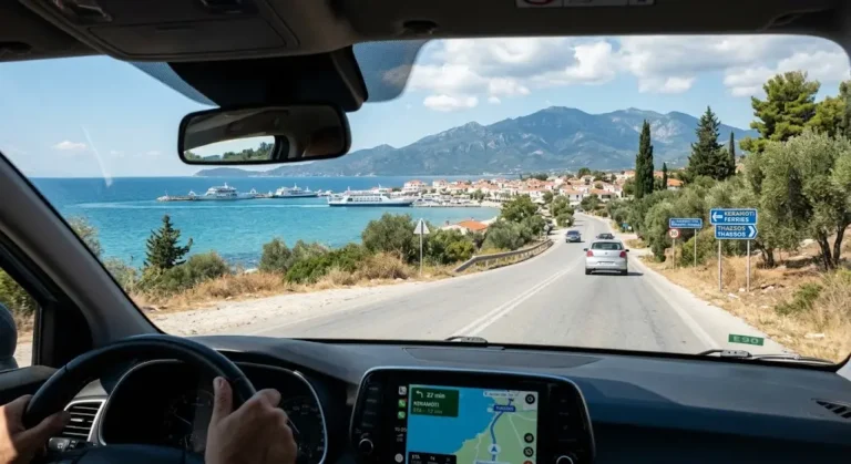 Drumul spre Thassos cu Mașina - Calculator cu feribot si rute.