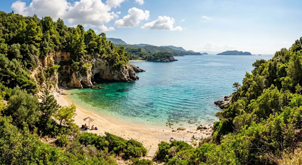 Plaje Izolate din Corfu