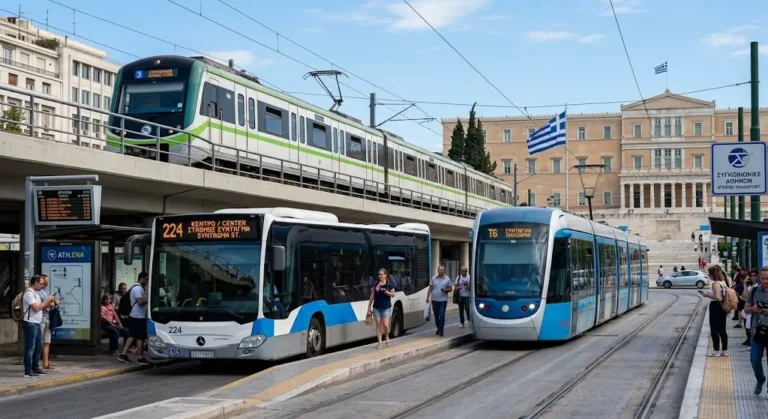 Transportul în Comun în Atena - Cu ce te porti deplasa si unde. Preturi bilete