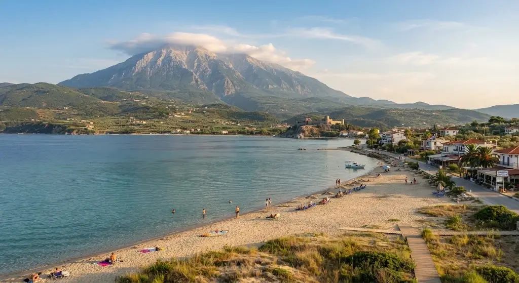 Imagine de pe Riviera Olimpului